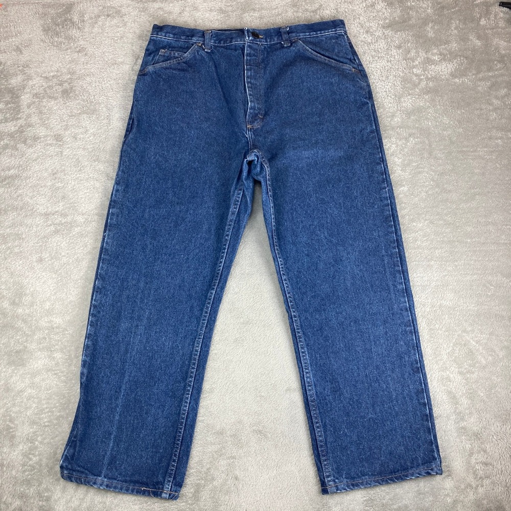 Bulwark‎ Flame Resistant Denim Jeans Men's 34x27 Blue Workwear Pants